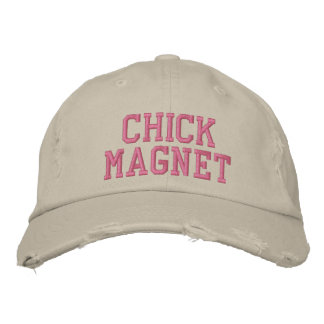 Kückenkmagnet Bestickte Kappe