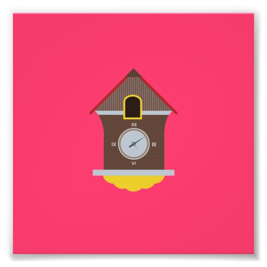 Kuckoo Uhr Fotodruck (Vorne)