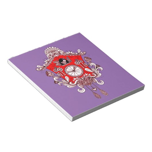 Kuckoo Uhr Notizblock (angewinkelt)