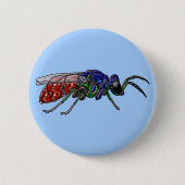 Kuckoo Wasp Button (Vorderseite)