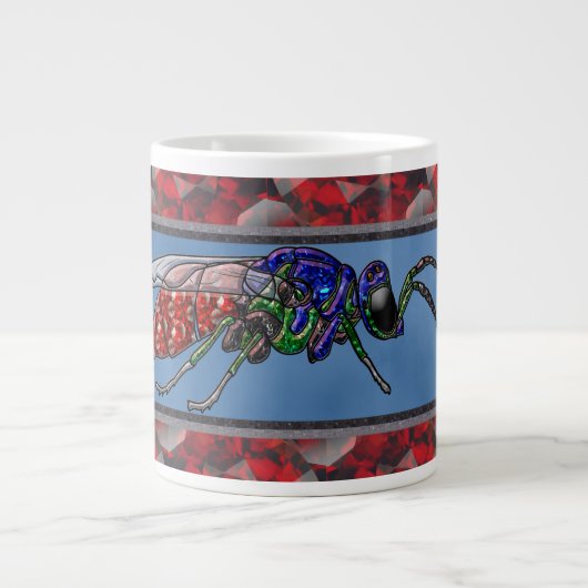 Kuckoo Wasp Jumbo-Tasse (Vorderseite)