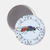 Kuckoo Wasp Magnet (Vorderseite/Rückseite)