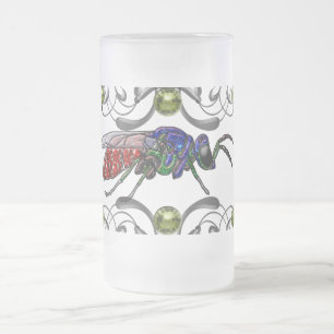 Kuckoo Wasp Mattglas Bierglas