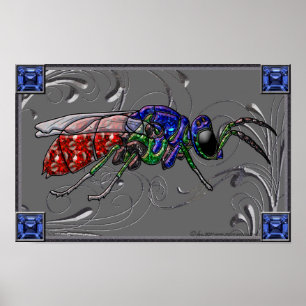Kuckoo Wasp Poster