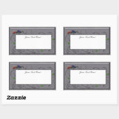 Kuckoo Wasp Rechteckiger Aufkleber (Blatt)