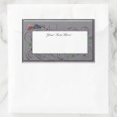 Kuckoo Wasp Rechteckiger Aufkleber (Tasche)