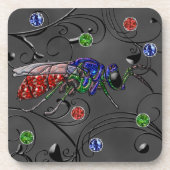 Kuckoo Wasp Untersetzer (Vorderseite)