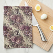 Kuckpflaumen - Gothic Viktorianisch Geschirrtuch (Viertel Falte)