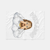 Kuckuck Jesus Fleecedecke (Vorderseite (Horizontal))