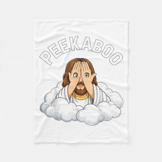 Kuckuck Jesus Fleecedecke (Vorderseite)