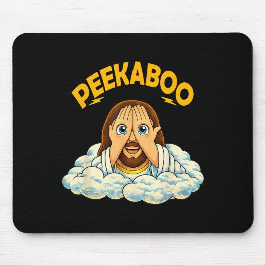 Kuckuck Jesus Mousepad (Vorne)
