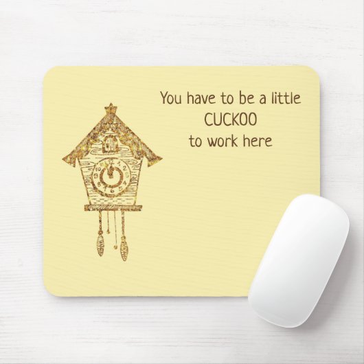 Kuckucksuhr Mousepad (Mit Mouse)