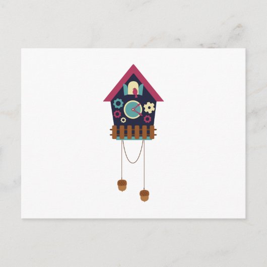 Kuckucksuhr Postkarte (Vorderseite)