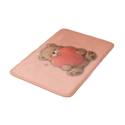 Kuddelbär Badematte (Schrägansicht)