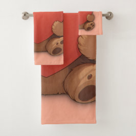 Kuddelbär Badhandtuch Set