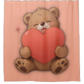 Kuddelbär Duschvorhang (Vorderseite)