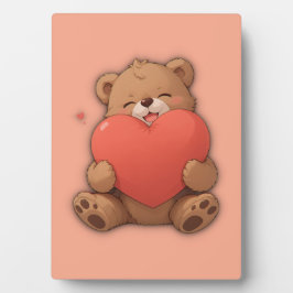 Kuddelbär Fotoplatte