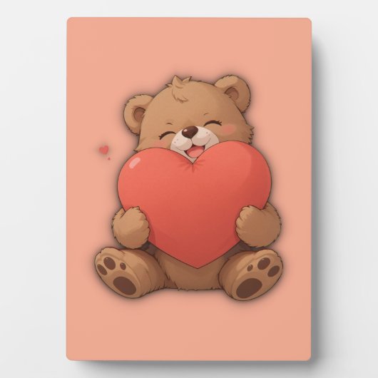 Kuddelbär Fotoplatte (Vorderseite)