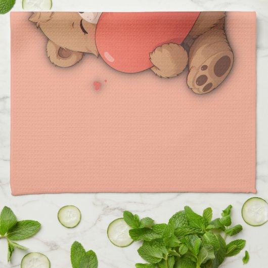 Kuddelbär Geschirrtuch (Gefaltet)