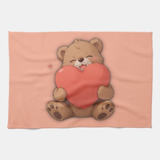 Kuddelbär Geschirrtuch (Horizontal)