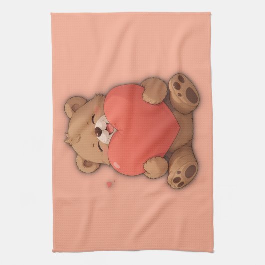Kuddelbär Geschirrtuch (Vertikal)