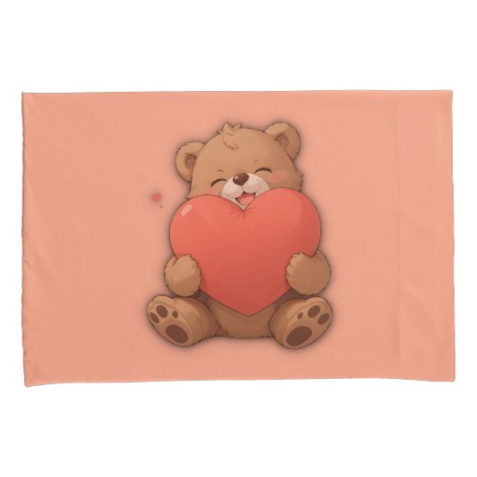 Kuddelbär Kissenbezug (Vorderseite-Rechts)