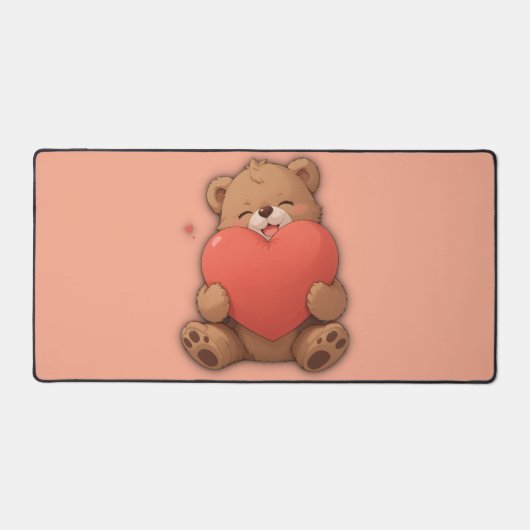 Kuddelbär Schreibtischunterlage (Vorderseite)