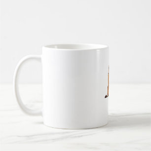 Kuddelbär und Giraffe in Liebe. Kaffeetasse