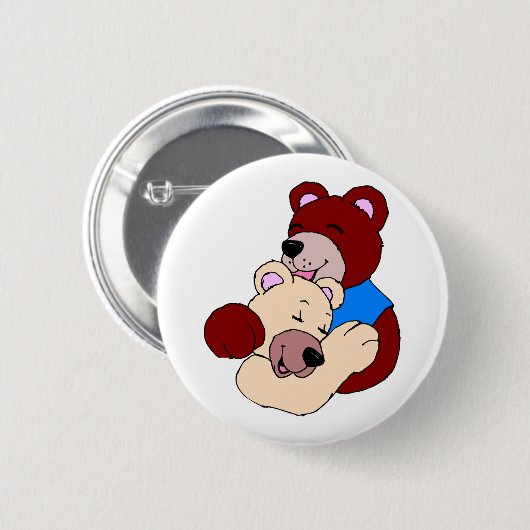 Kuddelbären Button (Vorne & Hinten)