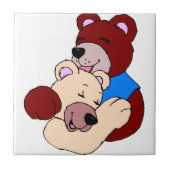 Kuddelbären Fliese (Vorderseite)