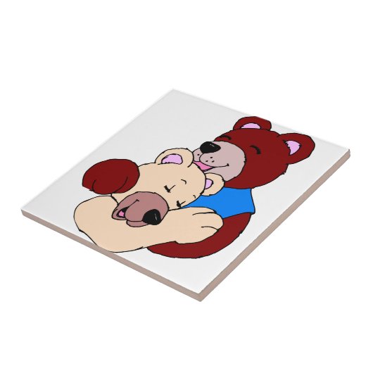 Kuddelbären Fliese (Seite)