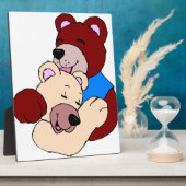 Kuddelbären Fotoplatte (Seite)