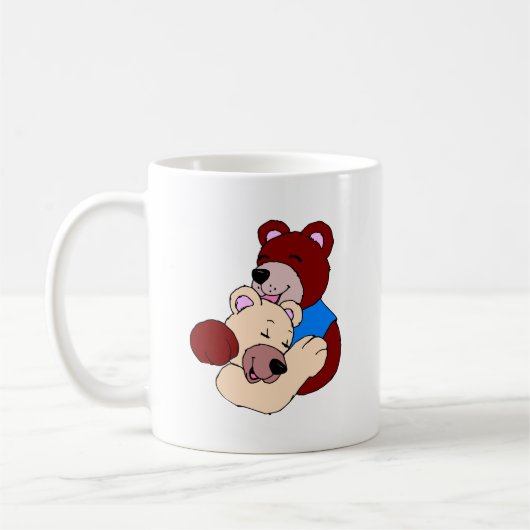 Kuddelbären Kaffeetasse (Links)