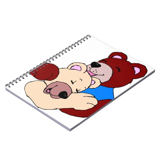 Kuddelbären Notizblock (Linke Seite)