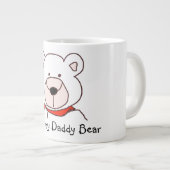 KuddelbärIllustration I Liebe meines Daddy Bären Jumbo-Tasse (Vorderseite Rechts)