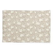 Kuddelhasen Bonanza - Muster. Kissenbezug (Rückseite)