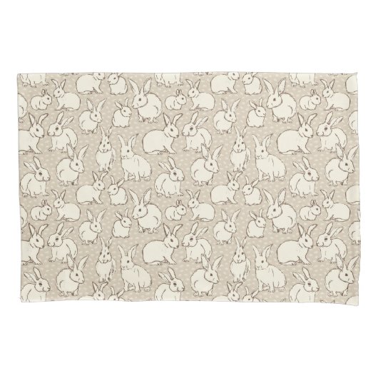 Kuddelhasen Bonanza - Muster. Kissenbezug (Vorderseite)