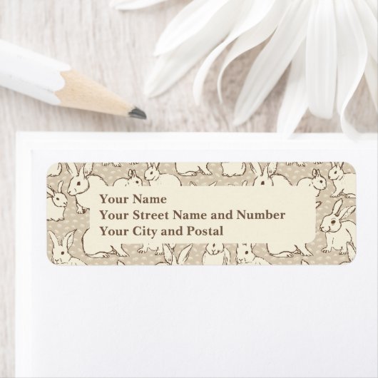 Kuddelhasen Bonanza - Muster Ostern. (Insitu)