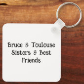 Kuddelkatzen Schlüsselanhänger (Rückseite)