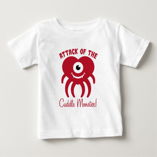 Kuddelmonster Baby T-shirt (Vorderseite)