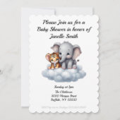 Kuddelwolken Einladung (Vorderseite)