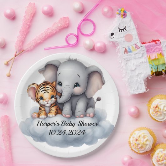 Kuddelwolken Pappteller (Party)