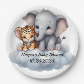 Kuddelwolken Pappteller (Vorderseite)