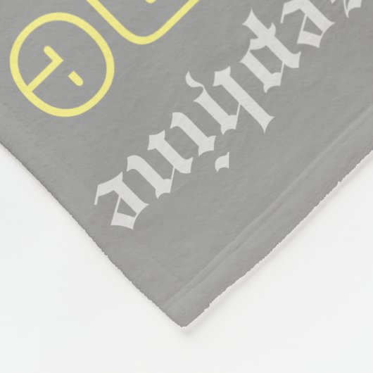 Kuddtel Warme Fleece Personalisiert Name Blanket (Ecke)