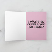 KUDLE ROMANTIC KISS CARDS KARTE (Innenseite)