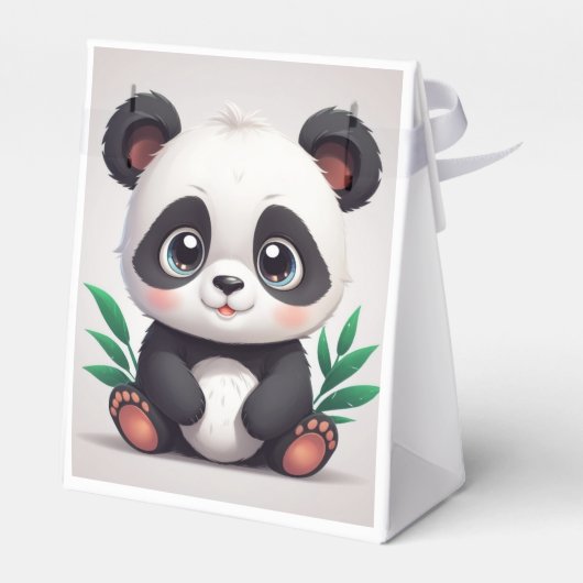 Kudlicher Panda Geschenkschachtel (Rückseite)