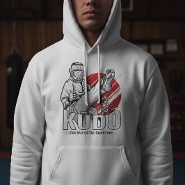 Kudo Martial Art - Fighter and Kanji Design Hoodie