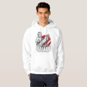 Kudo Martial Art - Fighter and Kanji Design Hoodie (Vorne ganz)