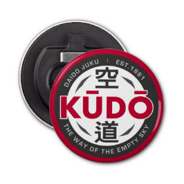 Kudo – Minimal Japanese Martial Arts Emblem Flaschenöffner