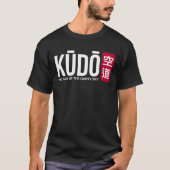 Kudo – Minimal Japanese Martial Arts Emblem T-Shirt (Vorderseite)
